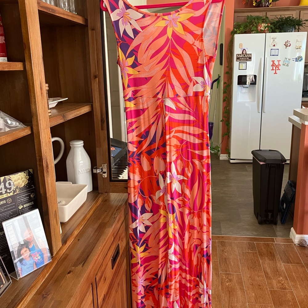 Vibrant Floral IMAN  Maxi Dress - Picture 2 of 3